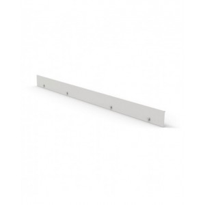 Bordo fermacasse per pannello porta utensili, L953 x P10 x H70 mm