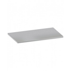 Top in acciaio inox satinato, L1020 x P600x H32 mm