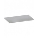 Top in acciaio inox satinato, L1020 x P600x H32 mm