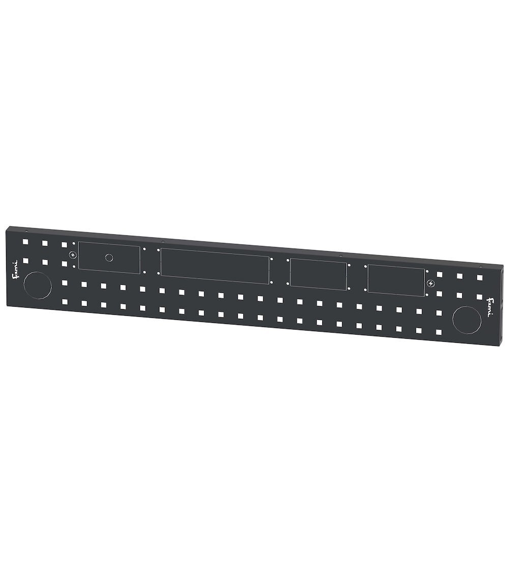 Pannello con predisposizione prese elettriche, 953 mm