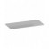 Top in acciaio inox satinato, L1428 x P600x H32 mm