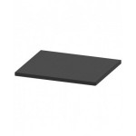 Top in acciaio gommato, L714 x P600 x H32 mm