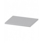 Top in acciaio inox satinato, L714 x P600 x H31 mm