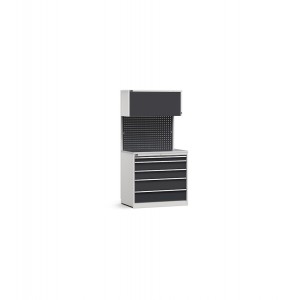 Modulo con cassettiera, 5 cassetti, L 1020 mm GARAGE014