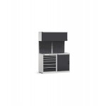 Modulo con cassettiera e armadio, L 1428 mm GARAGE024