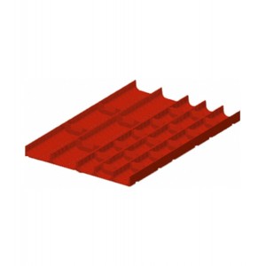Divisori per cassetti con 50/300 H mm a 2, 3 canali e divisori trasversali, 18x27 EH