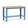 Banco Work Up con piano in legno, 150cm, blu