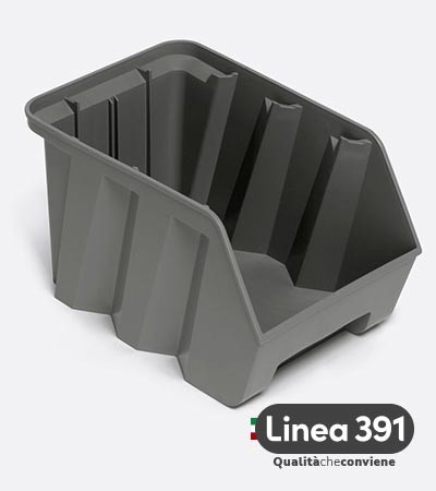 Contenitore a bocca di lupo in plastica riciclata - Picking Box Air