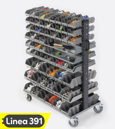 Soluzioni - Carrelli portaminuterie Linea 391